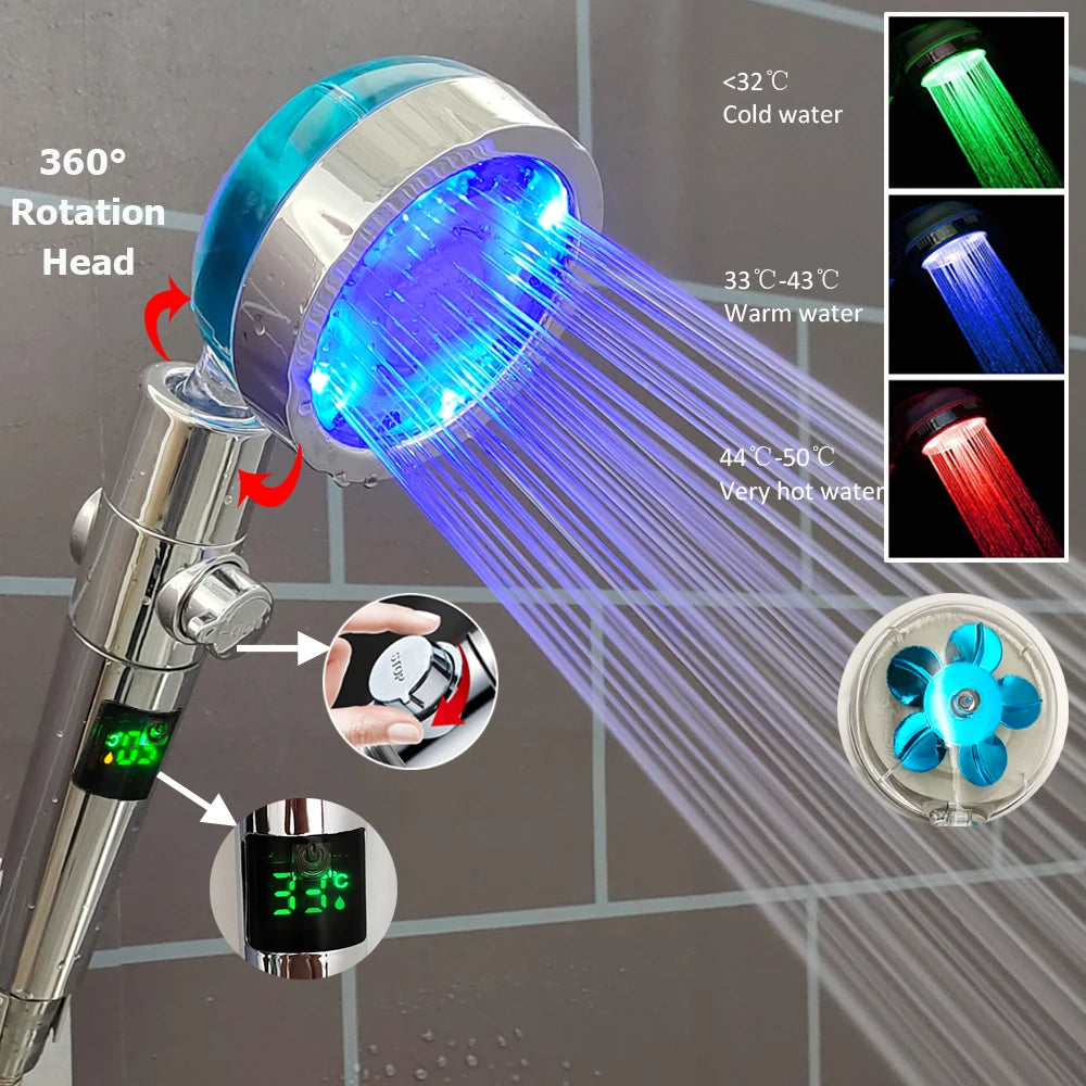 vorex aquaglow shower head