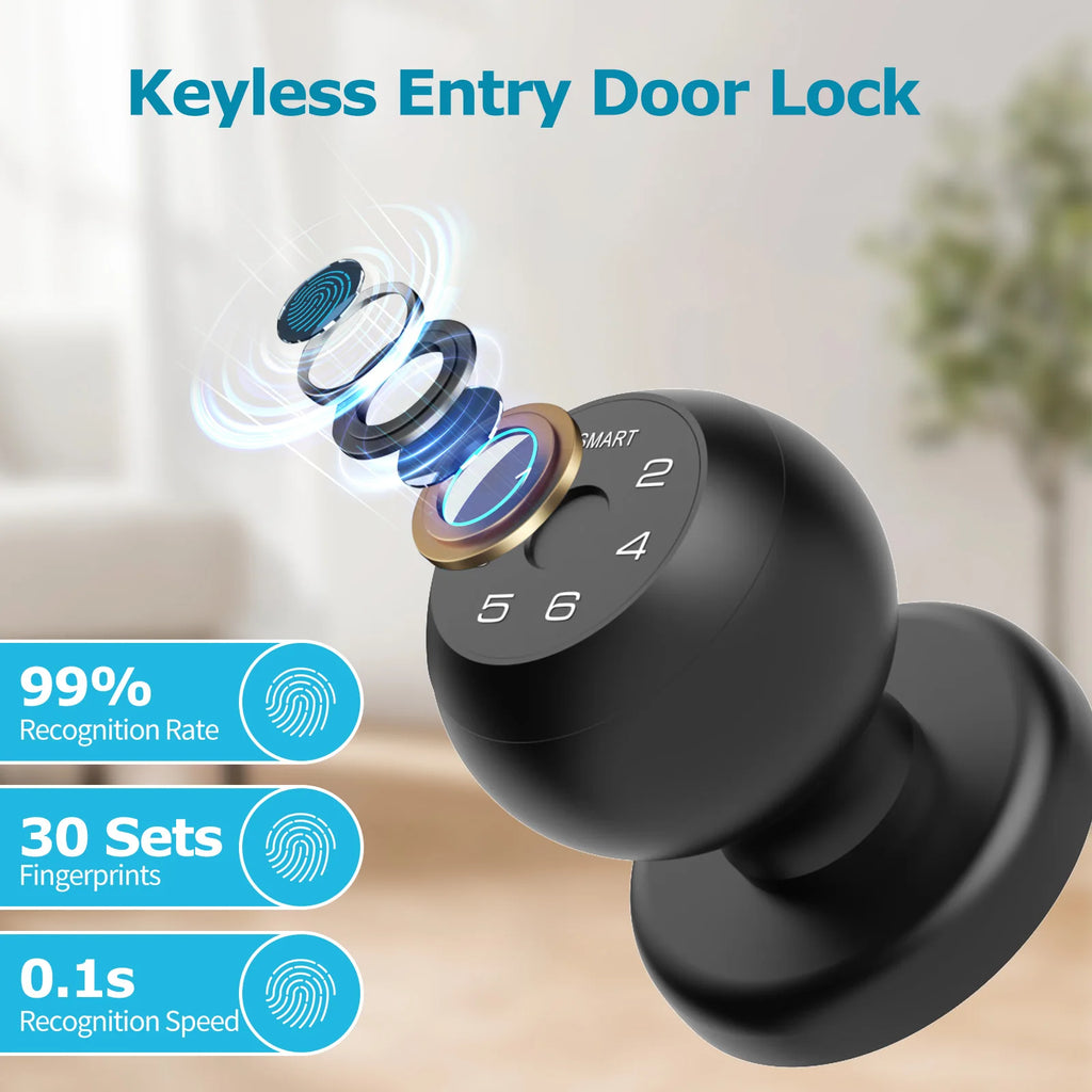 VOREX ROUND SMART DOOR LOCK