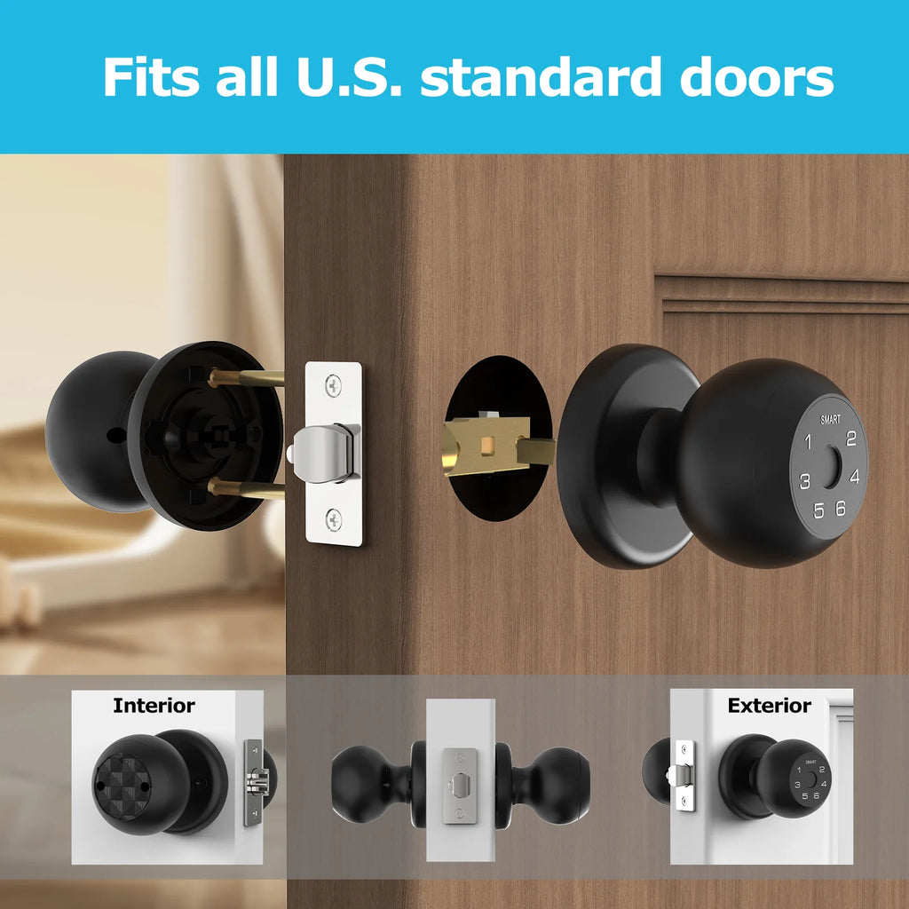 VOREX ROUND SMART DOOR LOCK