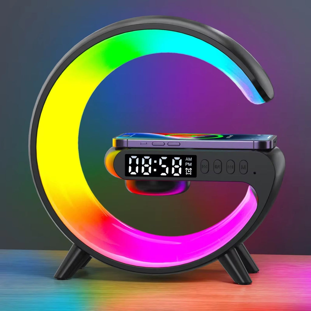 rgb charging station ith alarm clock
