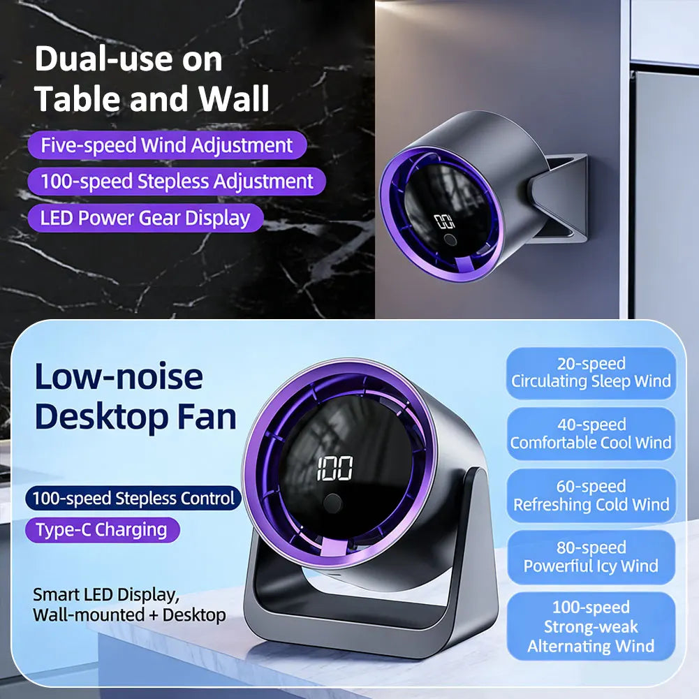 smart desk fan