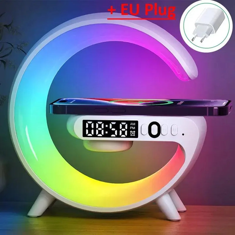 rgb charging station ith alarm clock