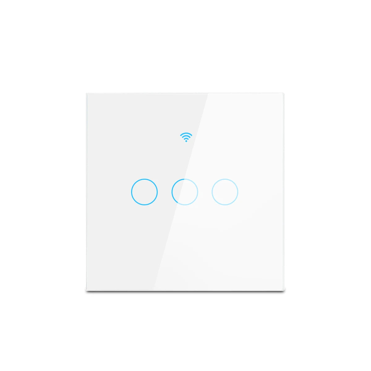 Smart Home Tuya Smart Life Wifi Switch Wall Panel Touch Switch Network Light Switch Circuit Breaker Work with Alexa/Google Home