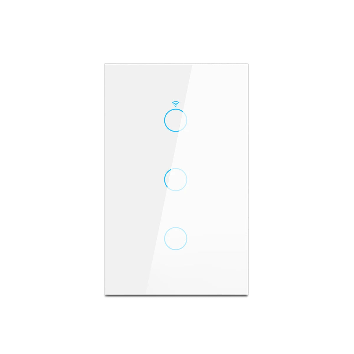 Smart Home Tuya Smart Life Wifi Switch Wall Panel Touch Switch Network Light Switch Circuit Breaker Work with Alexa/Google Home