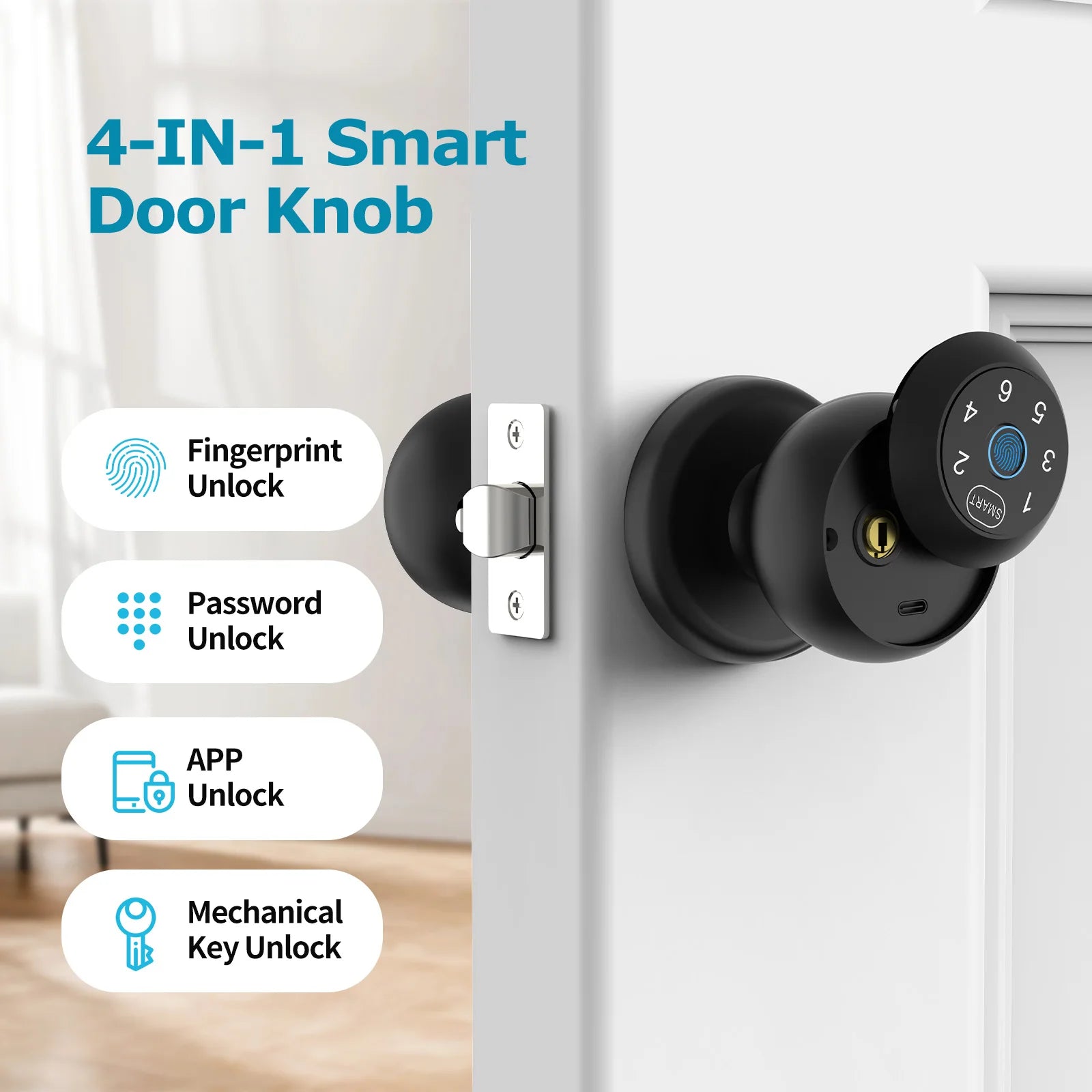 VOREX ROUND SMART DOOR LOCK